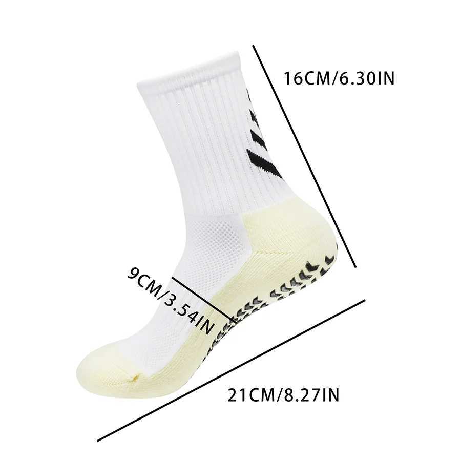 1 Pair New Men Women Soft Breathable Antislip Football Socks Running Soccer Basketball Badmintion Cycling Sports Grip Socks D250911