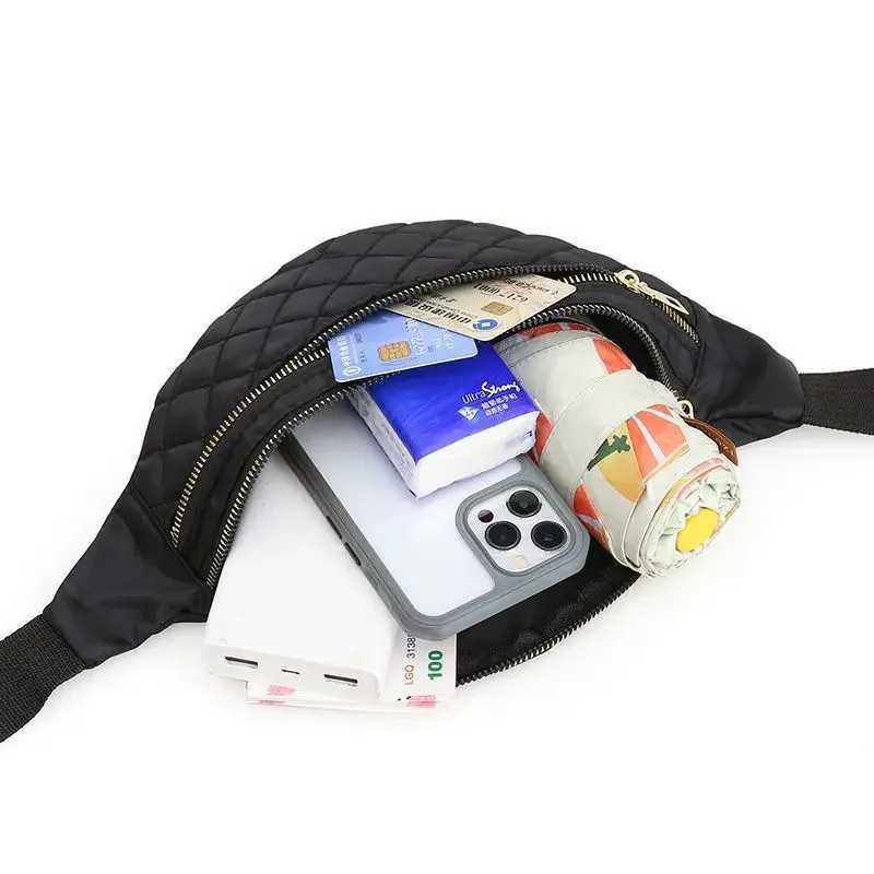 Waist Bag Women Men Waterproof Pocket Fashion Casual Chest Handbag Unisex Sports Travel Purse Plaid Waist Pack Belly Bags Case Z250911