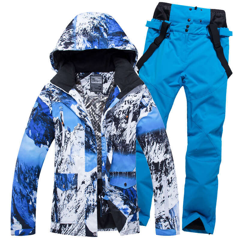 Clothing Warm Suit Men's Cotton Waterproof Breathable Wear Resistant Single And Double Board Couple Style Ski Suits Women