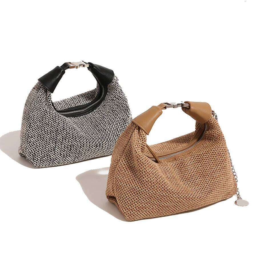 Designer Bag Straw-Woven Dumpling For Women Summer Vacation Beach Versatile Handbag Single-Shoulder Crossbody Bag Hobo Satchel Travel