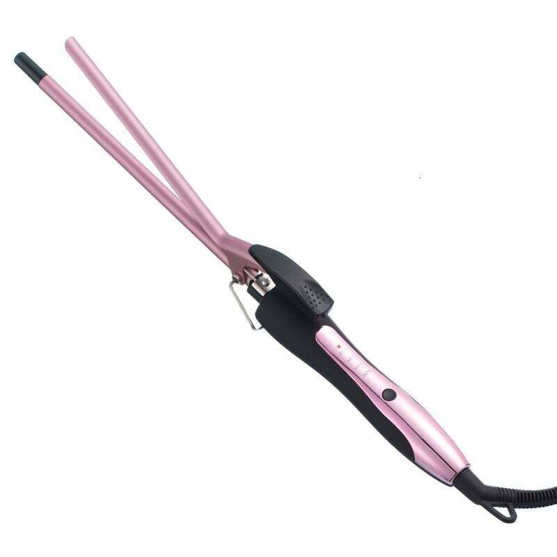 Small 9Mm Wool Tube Electric Curling Rod Ceramic Glaze Miniature Curler With Dual Voltage Adjustable Temperature