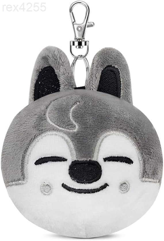 Keychains Cute Cartoon Animal Keyring Car Key Pendant Women Backpack Handbag Wallet Pendants DecorationW250911