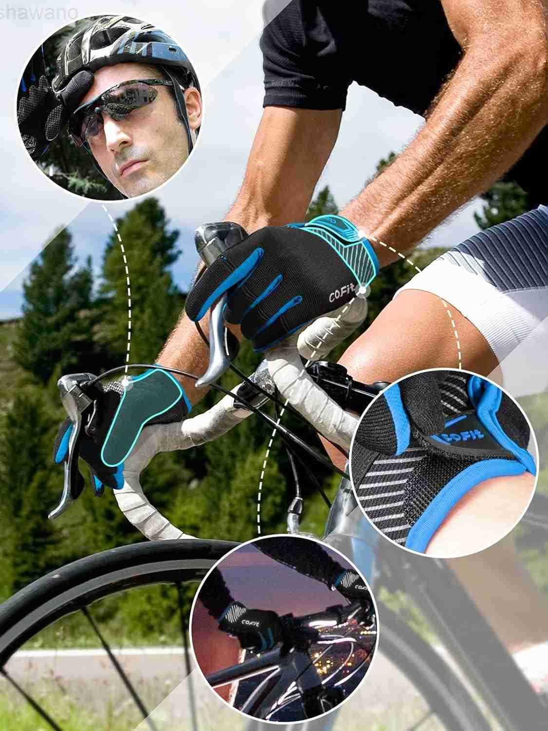 Cycling Gloves for Men Women Touchscreen Breathable Gloves Mountain Bike Gloves for BMX ATV MTB Riding Road Racing Bicycle Climbing BoatingW250911