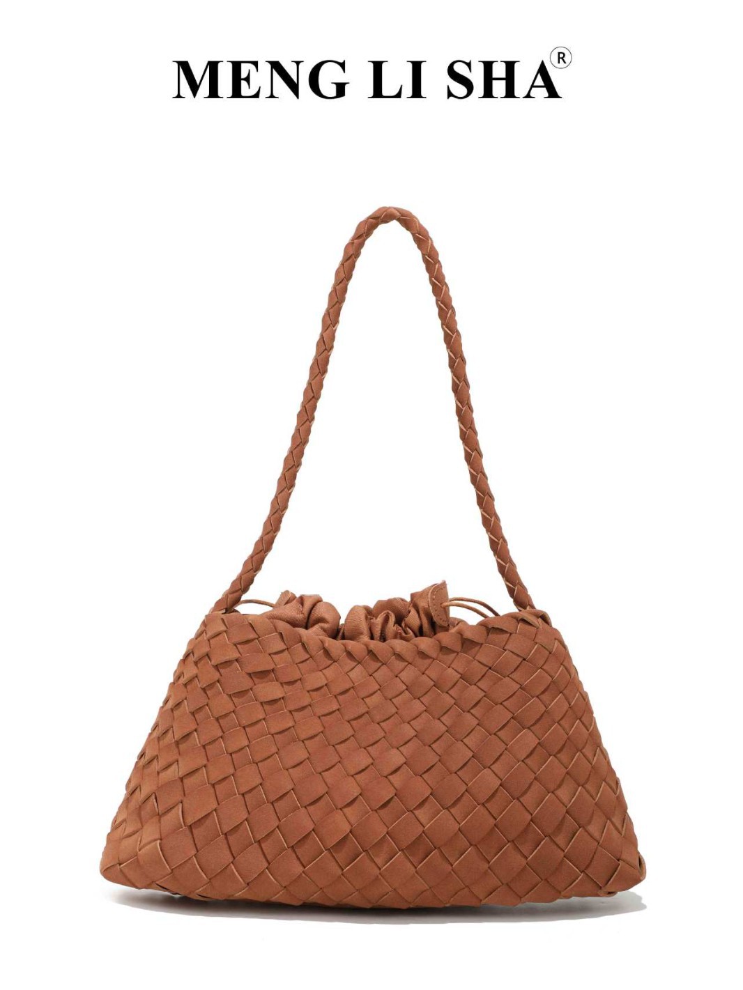 Designer Bag 2025 French Vintage Style Woven Shoulder Bag, Suede Tote Bag for Women, Elegant Underarm Bag Free Shipping