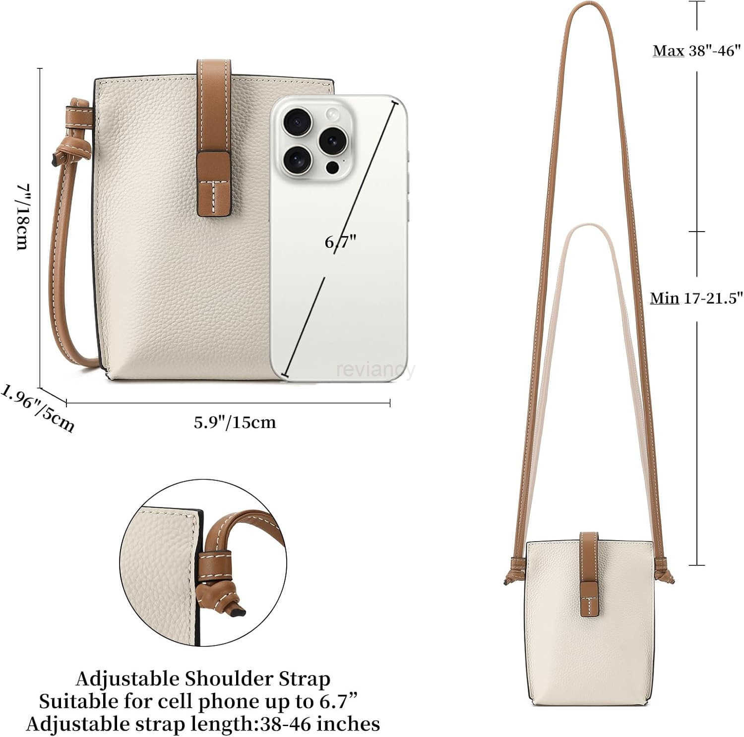 Leather Small Crossbody Bags for Women Phone Purse Minimalism Cell Phone Bag with Card SlotW250911