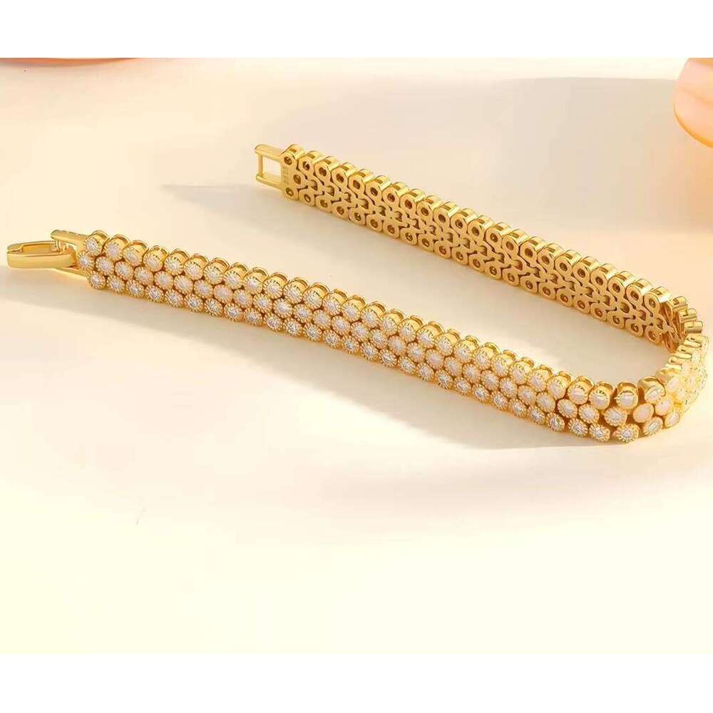 S Sier Moissanite Bracelet Design Fashion and Versatile Hand Accessory