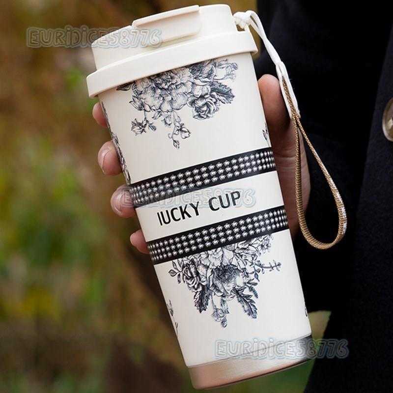 Double Drinking Insulated Cup for Women High Aesthetic Travel Cup with Straw 316 Coffee Cup for Men 2025 New Model Water Cup H250911