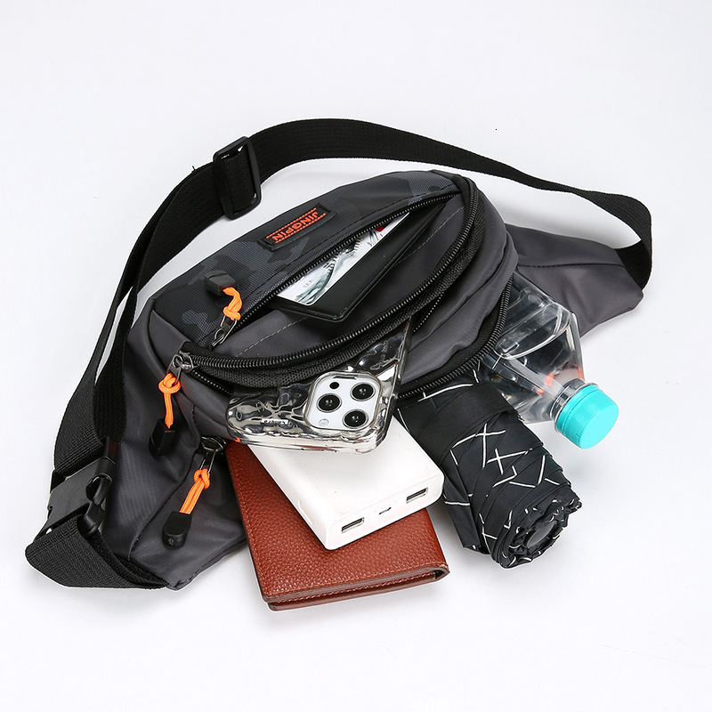 New Sports Luxury Bag Waist Bag For Men Outdoor Free Shipping Multi Functional Designer Bag Waterproof Wear Resistant Large Capacity Cashier Business 