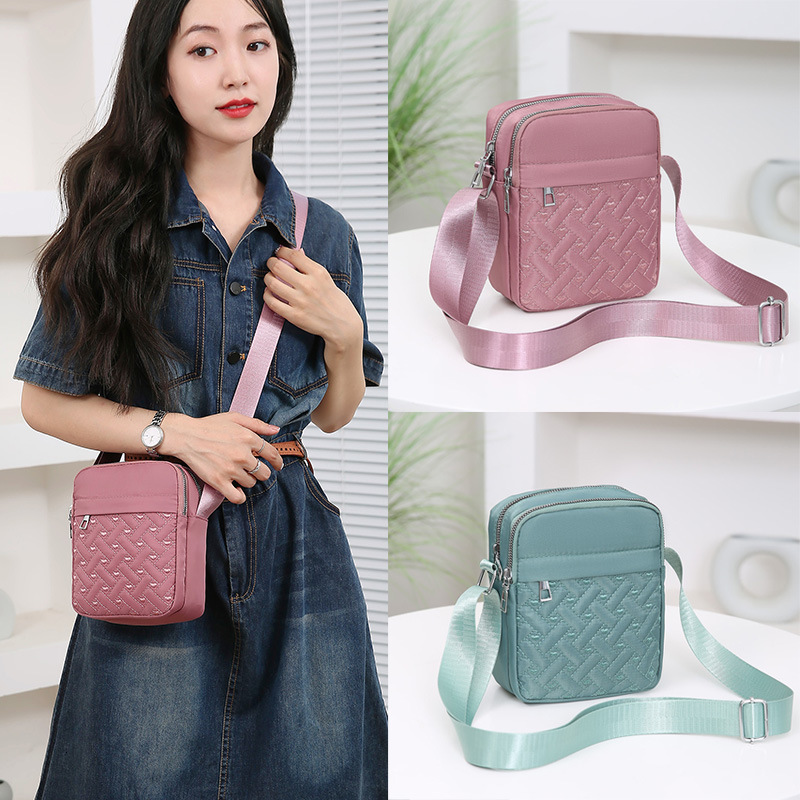 New Embroidered Women S Bag Fashion Small Square Bag Luxury Bag Oxford Crossbody Free Shipping Bag Designer Bag Women S Shoulder Bag Small Bag