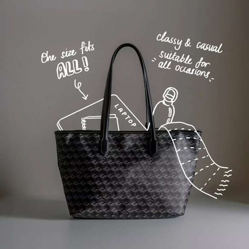 CHRISTY Ng's LARGE CAPACITY TOTE BAG FOR Women: Eco-Friendly Shopper With Detachable Strap, Spacious Work Commute & Daily Essentials Carrier