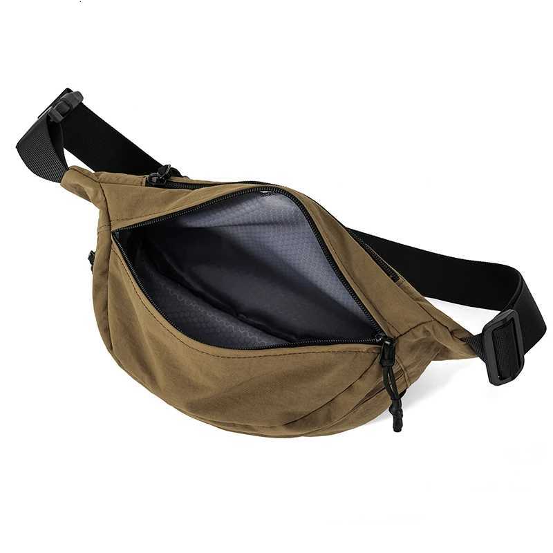 Onesize pure color practical waist bag for outdoor leisure storage messenger bag sports running fashion chest bag vaca Z250911