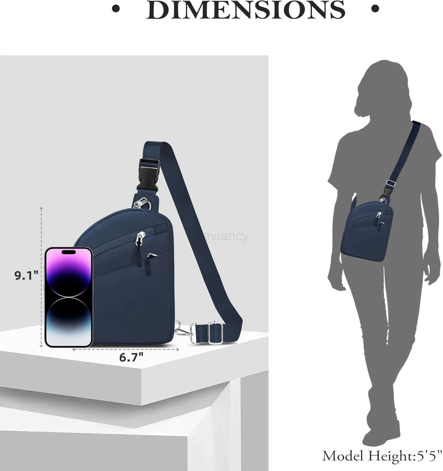 Crossbody Bag for Women Men Small Sling Bag Crossbody Bags for Women Travel Sport Hiking WorkoutW250911