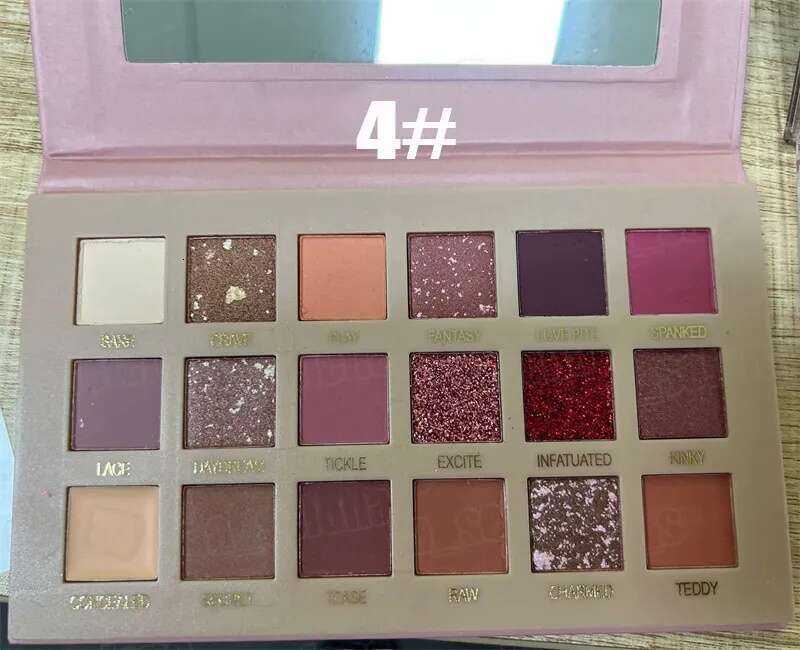 Beauty Eyes Makeup shadows palette 18 colors Eyeshadow Palettes matte shimmer Rose eye shadow palettes 4 styles Free shipping