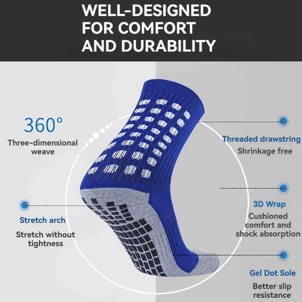 Loogdeel 1Pair Boys Girls KneeHigh Soccer Sports Socks Children Adult Towels Thickened Bottom Football Sock Long Tube Stockings D250911