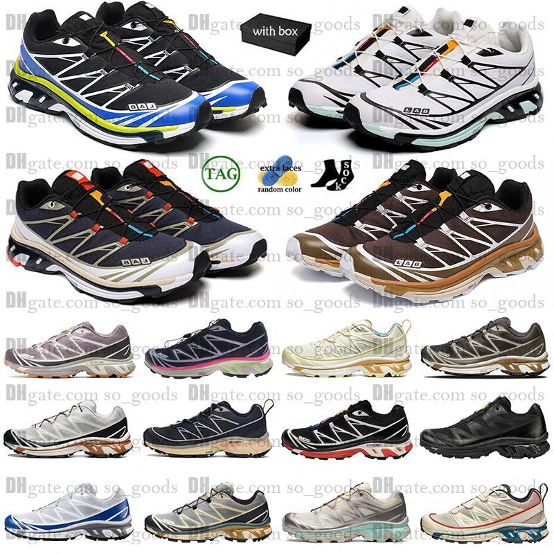 Designer Xt6 XT-6 Outdoor Hiking Shoes Men Women Triple Black White Lunar Rock Quarry Bleached Sand Sneakers