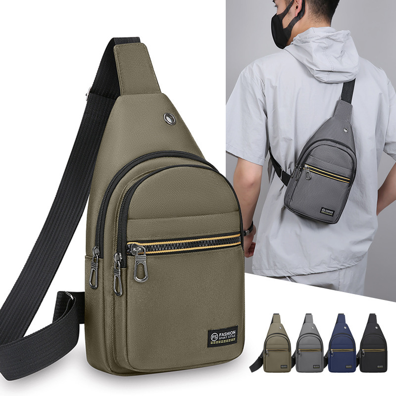 Luxury Designer Bag Bag Free Shipping Style Men S Chest Bag Simple Multi Layer Storage Fashion Single Shoulder Bag Large Capacity Lightweight Crossbod