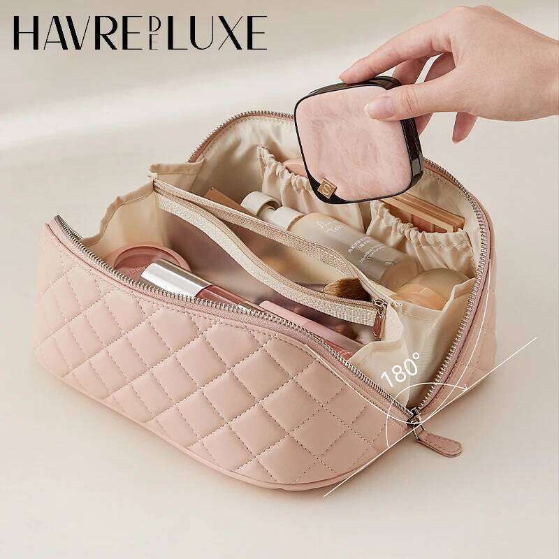 Makeup for women 2025 new light high-end large capacity portable travel storage bag accessories