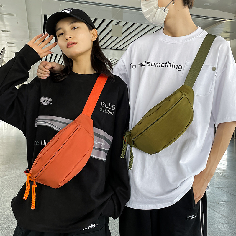 Japanese Style Simple Small Luxury Bag Crossbody Bag Free Shipping For Men New Trend Retro Chest Bag For Designer Bag Women Sports Casual Large Capaci