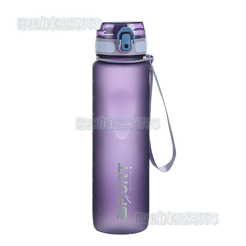 New Sandblasting 1l Plastic Cup for Mens Outdoor Highcapacity Sports and Fitness Water Bottle Student Bouncing Water Cup Female Space Cup H250911