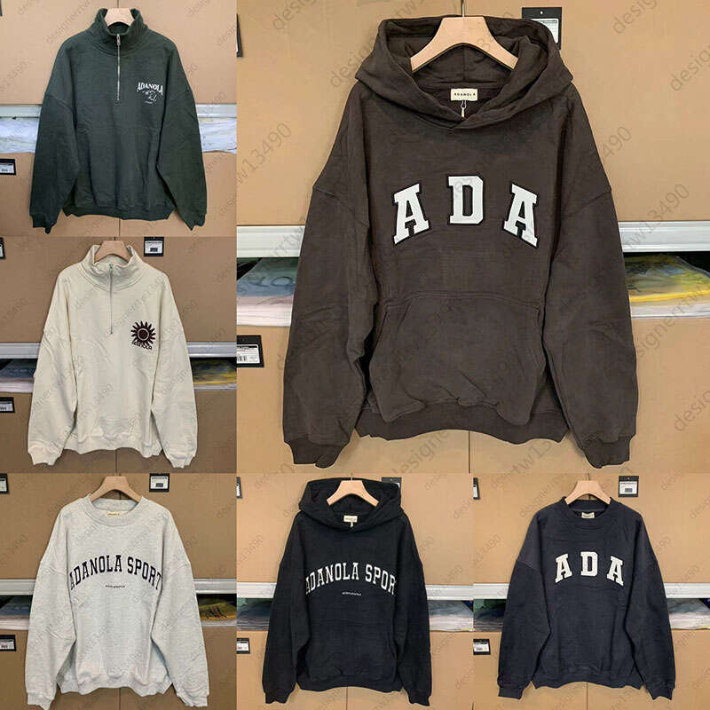 ada oversized hoodies designer women adanolaes hoodie Relaxed fit sweatshirt Unisex autumn pullover quality streetwear long sleeve hoodies womens othes J251010