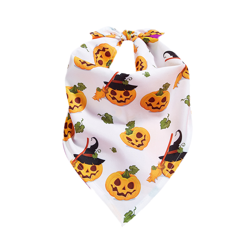 Halloween Fun for Furry Friends Adorable Ghost Bib Dog Costumes Cozy Pet Wear