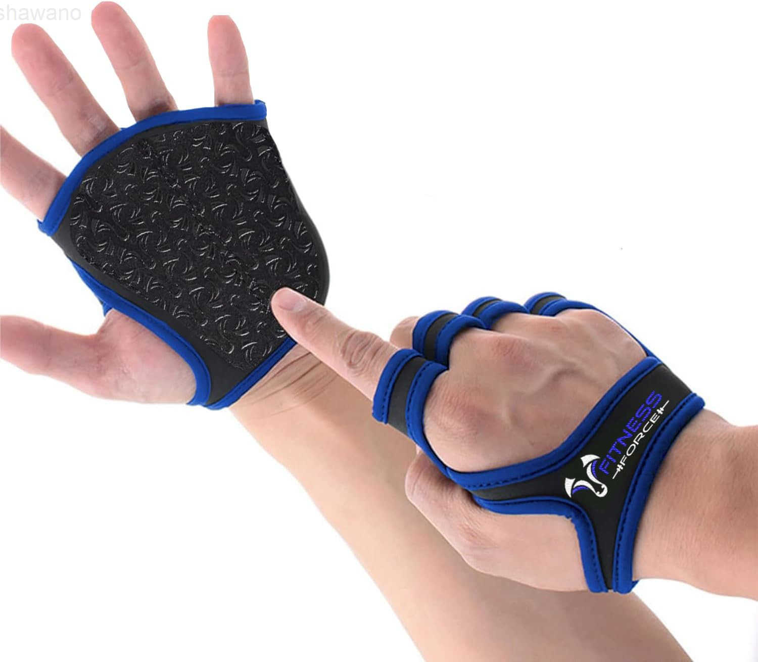 Workout Gloves for Men Women Partial Weight Lifting NonSlip Gym Gloves Lifting Grip for Calluses Guard Fingerless Exercise Gloves with Full Palm Prote