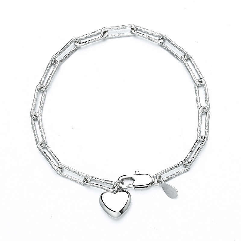 Live Fashion Heart for Women, Ins Trend Niche Design Heart-shaped Simple Bracelet Jewelry