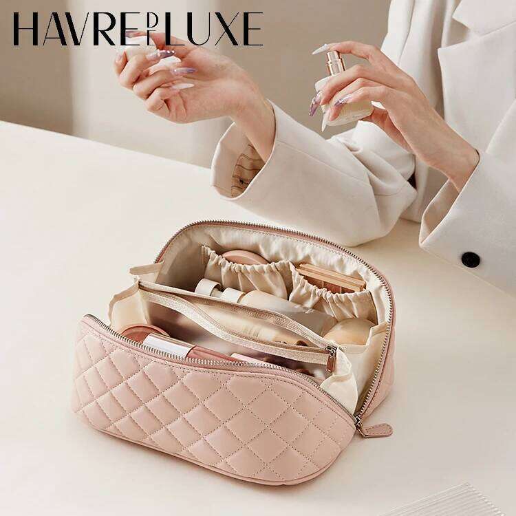 Makeup for women 2025 new light high-end large capacity portable travel storage bag accessories