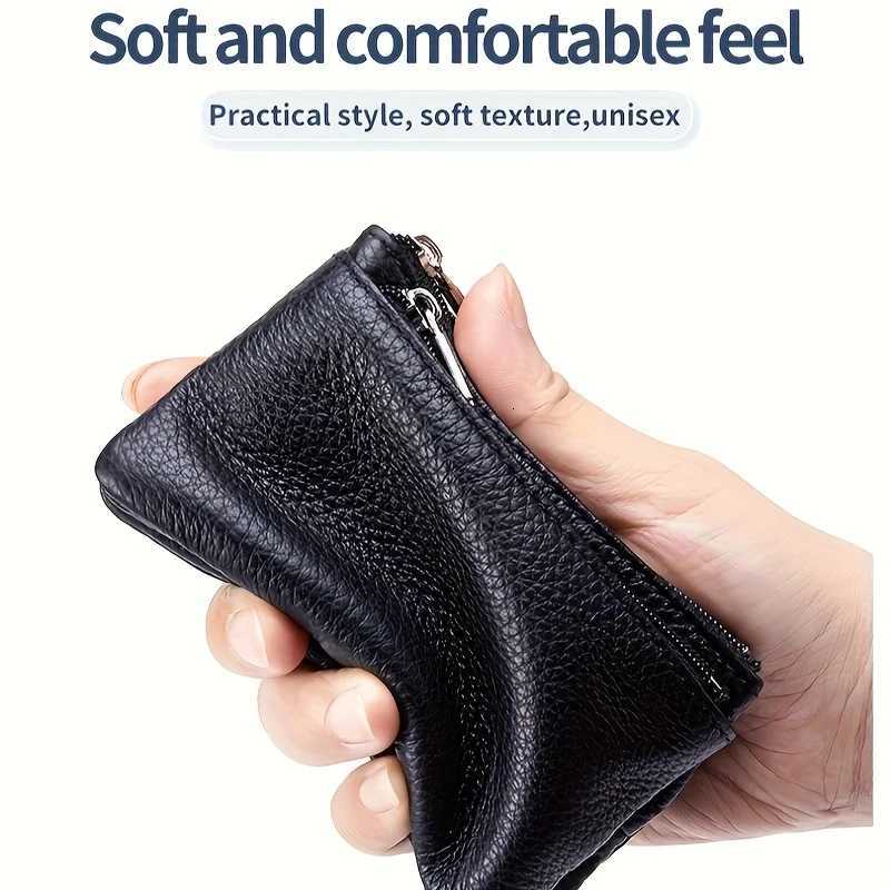 Hot sale Geniune Leather Ladys Coin Purses Short zipper Chain Wallets high quality Card Holders Small Mini Key Wallets Women W250911
