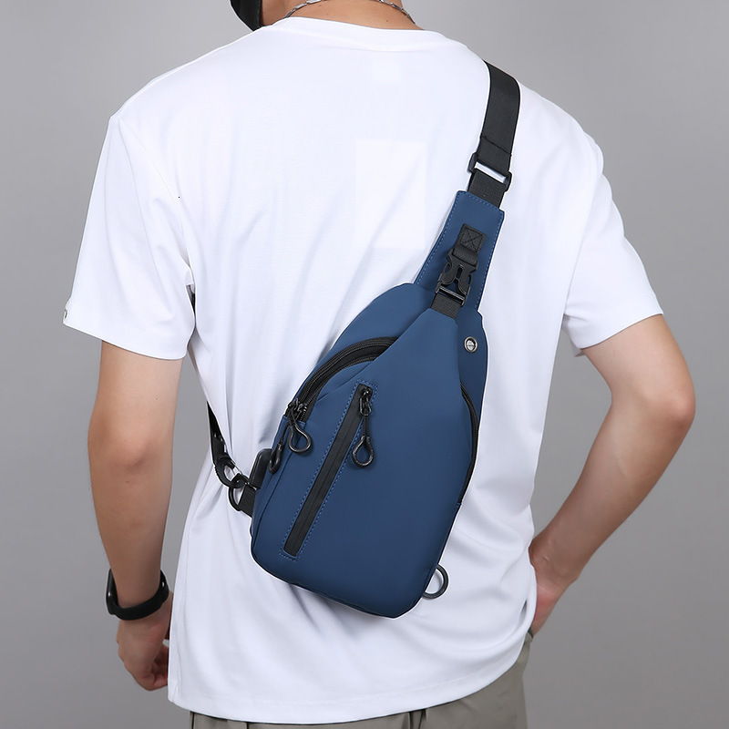 Men S Chest Bag Multi Layer Storage Free Shipping Outdoor Sports Cycling Bag Portable Designer Bag Luxury Bag Commuting Versatile Crossbody Shoulder B