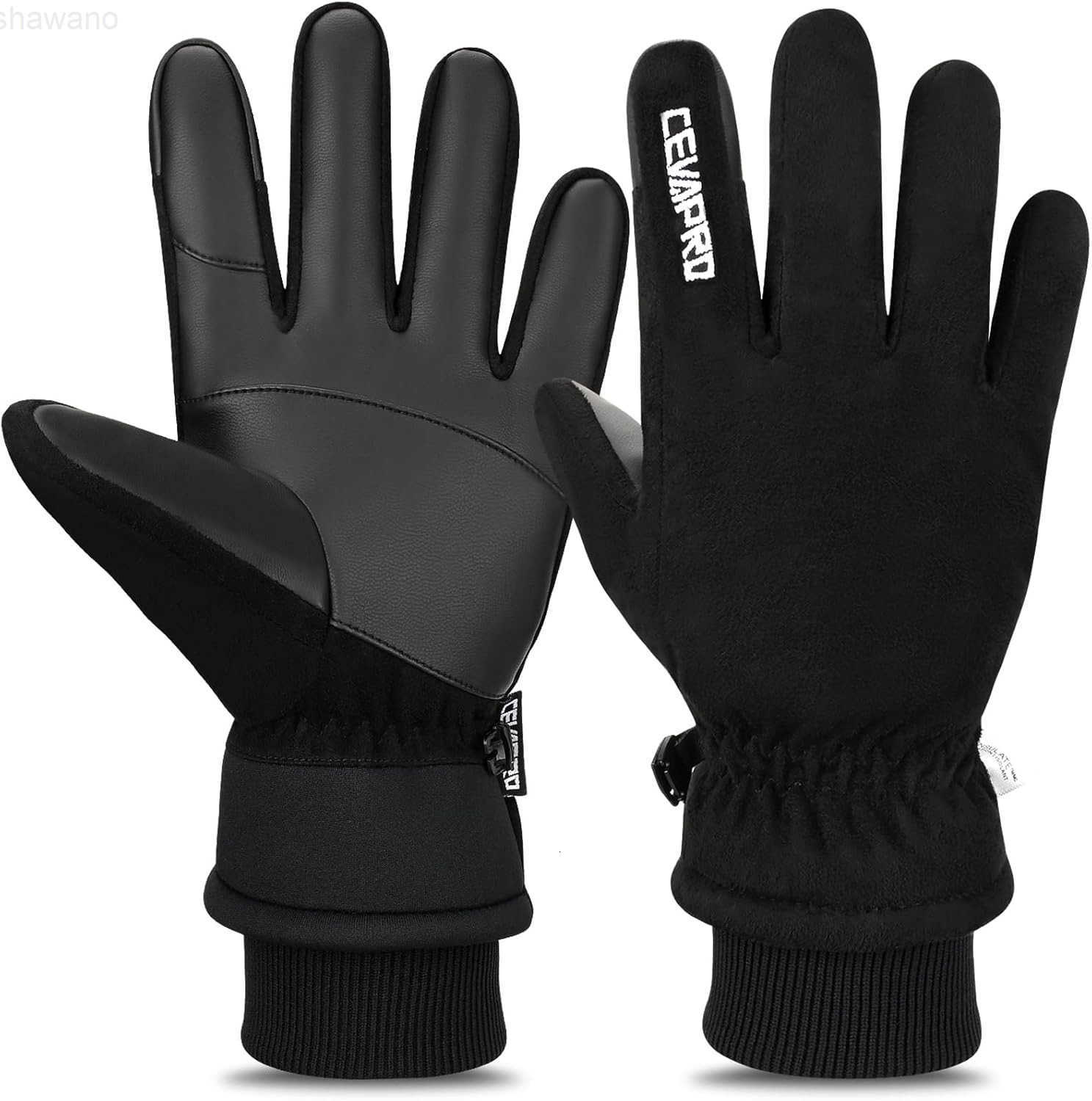 Winter Thermal Gloves for Men Women 20 AntiSlip Waterproof Deerskin Suede Insulated Touchscreen GlovesW250911