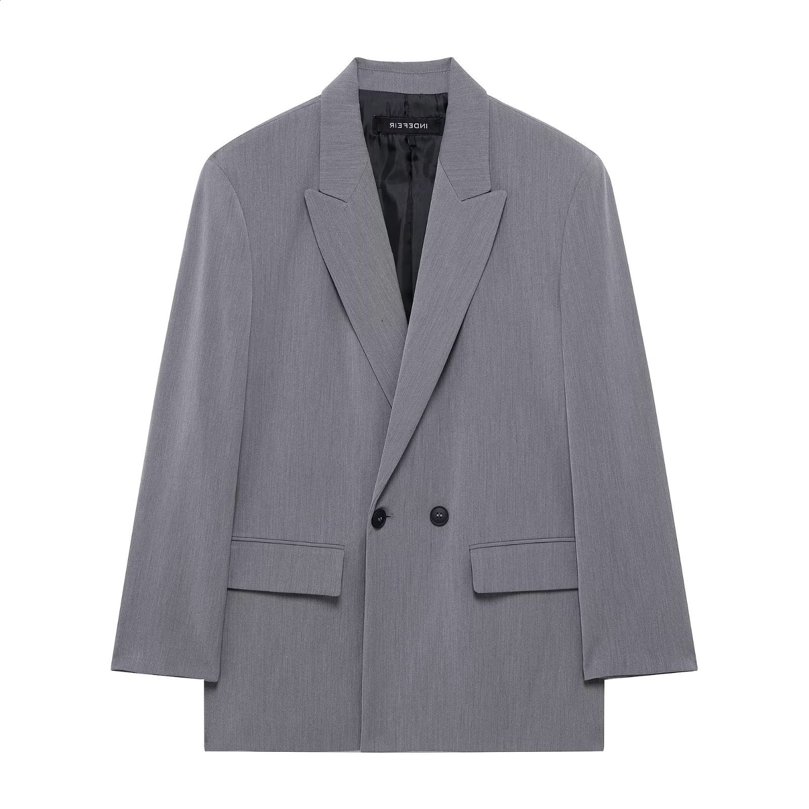 TAOPZA Spring Summer New Womens Commuting Style Lapel DoubleBreasted Elegant Versatile Blazer 250613