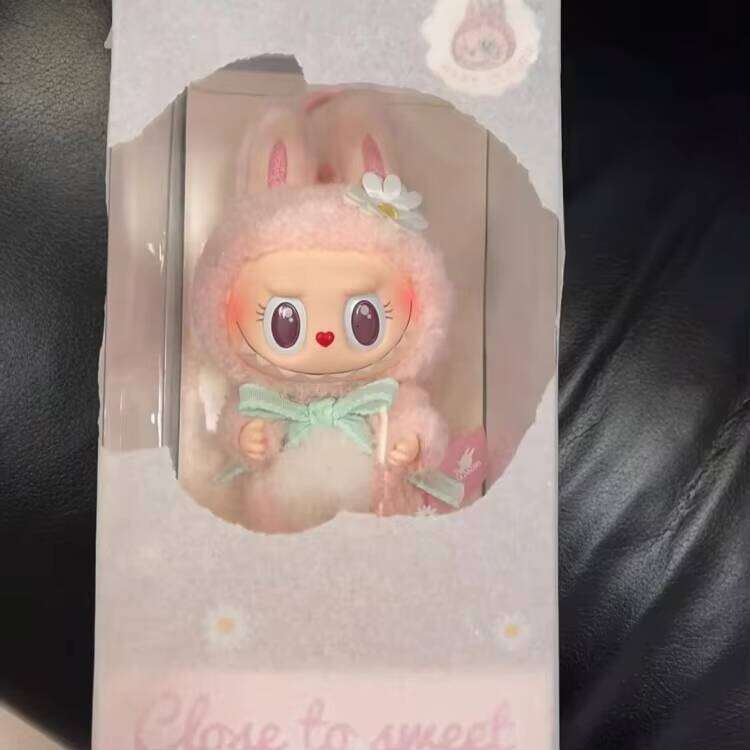 2025 Cm Cheap Mokoko Close 38 Toy Pink To Sweet Authentic Labubu MOKOKO Sweetheart Series V1