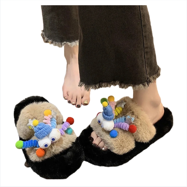 hot free shipping designer Slippers Outdoor Soft sliders Patchwork black casual beach shoes for woman size 35-43