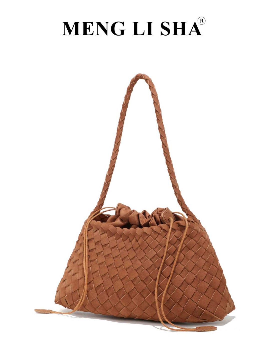 Designer Bag 2025 French Vintage Style Woven Shoulder Bag, Suede Tote Bag for Women, Elegant Underarm Bag Free Shipping