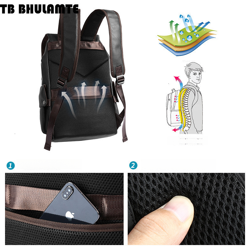 Free Shipping Designer Bag Luxury Bag Men's Leather Backpack Fashion Travel Bag School Bag Casual Men's Bag Trendy Laptop Backpack Export