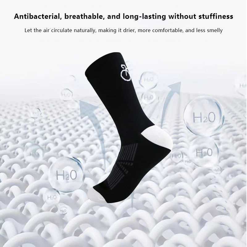 Cycling Socks MTB bike Socks Breathable QuickDrying Stretch Road Bicycle Socks Outdoor Sports Racing Running Cycling Socks D250911