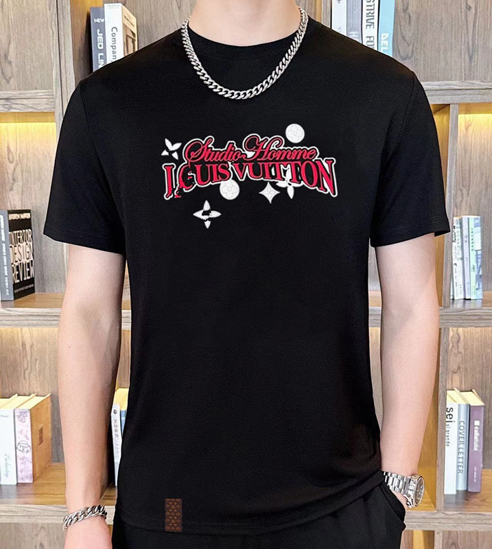 Designer men's Waffle T-shirt with letter print retro hip-hop loose short sleeved embroidered shirt men's streetwearS-5XL