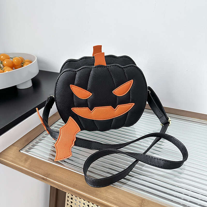 Top Selling Halloween Fun Pumpkin Fashionable Single Cross Shoulder Exquisite Women's Bag Premium 2025 New Casual and Versatile Fashion Clothing