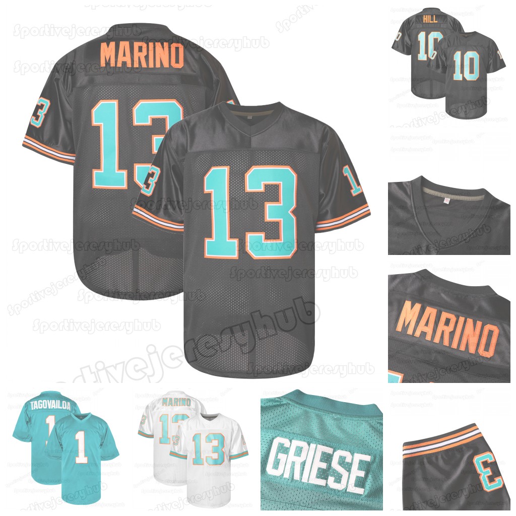 17 Jaylen Waddle 2025 Rivalries Football Jersey 10 Tyreek Hill De'Von Achane Tua Tagovailoa Chop Robinson Marino Phillips Custom Stitched Breakaw