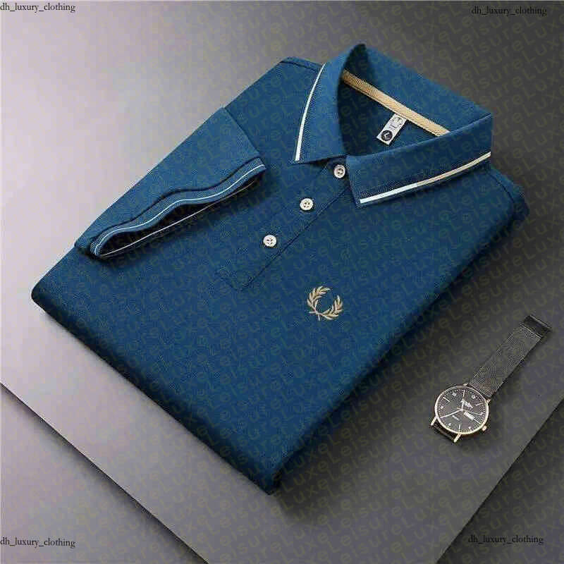 High and Luxury pure Cotton fredd pery shirt Men's Polos High Quality Embroidered Polo Shirt 2023 Summer Fredly Perryly T-shirt Fashion Top Trend Casual Busines