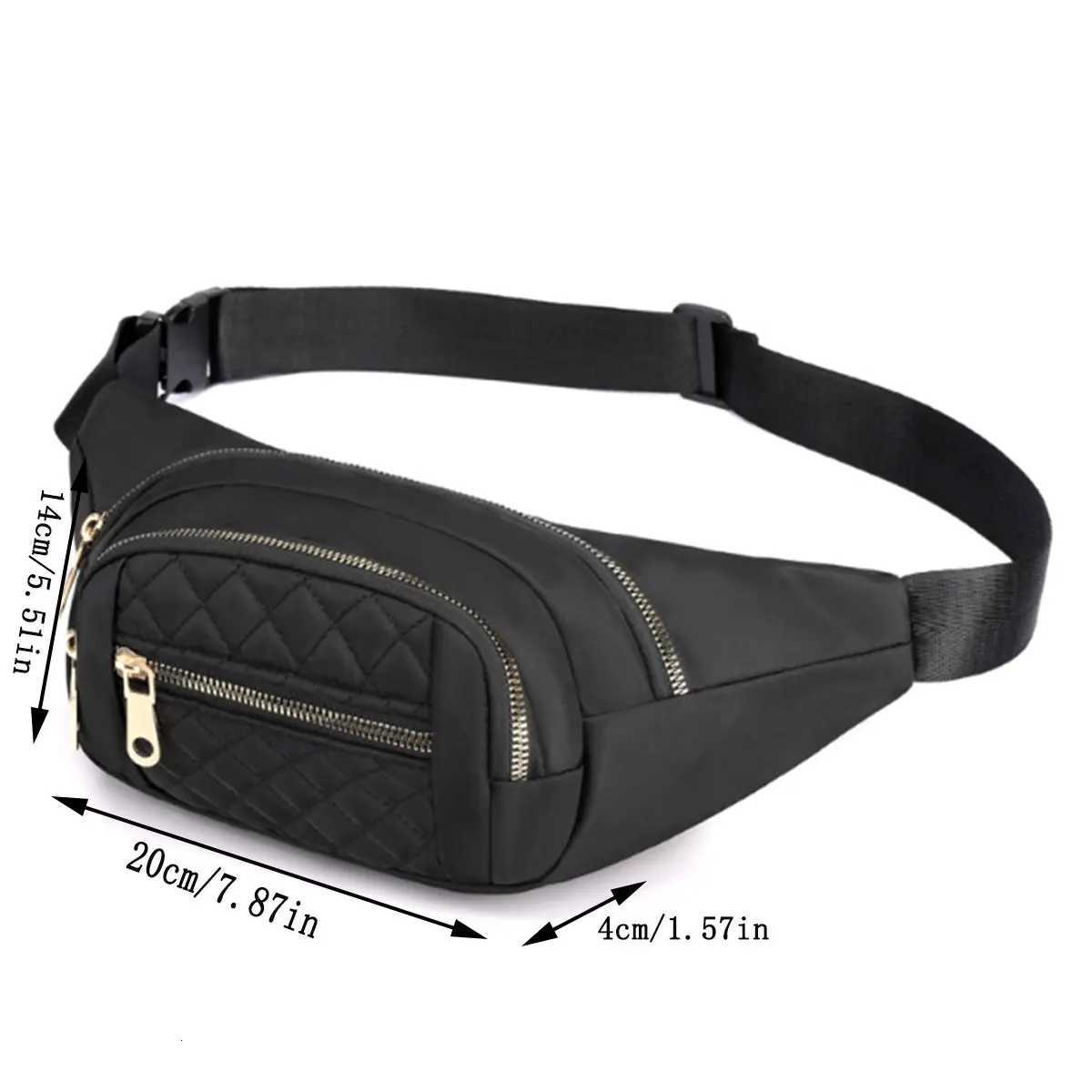 The new Korean version of multipurpose Fanny pack street trend chest bag Oxford cloth cash register outside the household Z250911