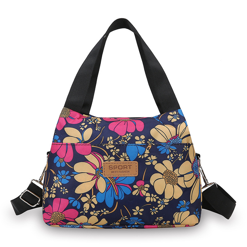 Large Capacity Fashion Printed Handbag For Women Lightweight Shoulder Bucket Bag Designer Bag Cloth Free Shipping Crossbody Mom Bag Luxury Bag For Wor