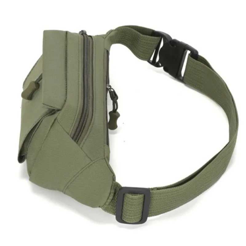 Mens Waist Bag Tactical Pouch Shoulder Belt Bags Hip Sack Oxford Cloth Belly Waterproof Banana Male Fanny Pack for Phone Men Z250911