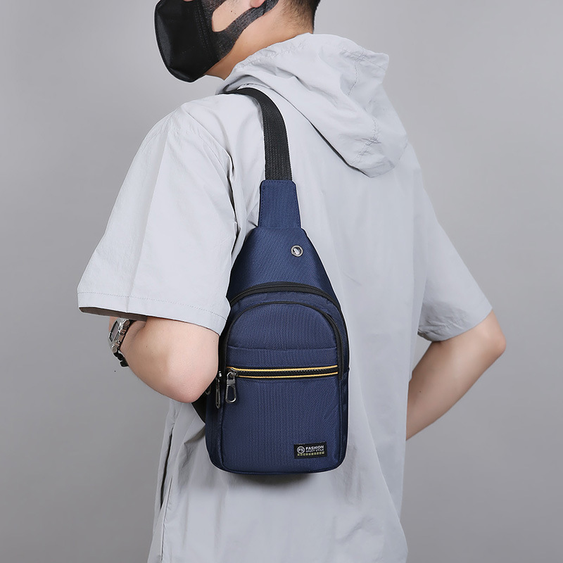Luxury Designer Bag Bag Free Shipping Style Men S Chest Bag Simple Multi Layer Storage Fashion Single Shoulder Bag Large Capacity Lightweight Crossbod