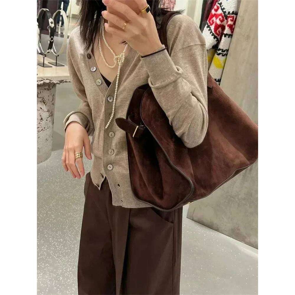 SSS High Quality Leather Women Margaux 15 Fashion Shopping Tote Casual Shoulder Bag Handbag Large Capacity