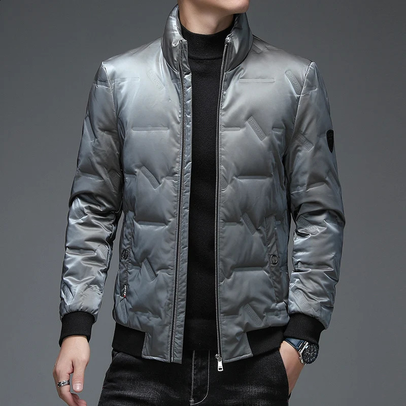Winter ner Casual Fashion Streetwear White Duck Down Jacket Mens Wenter Windbreaker Puffer Coats Clothes 250911