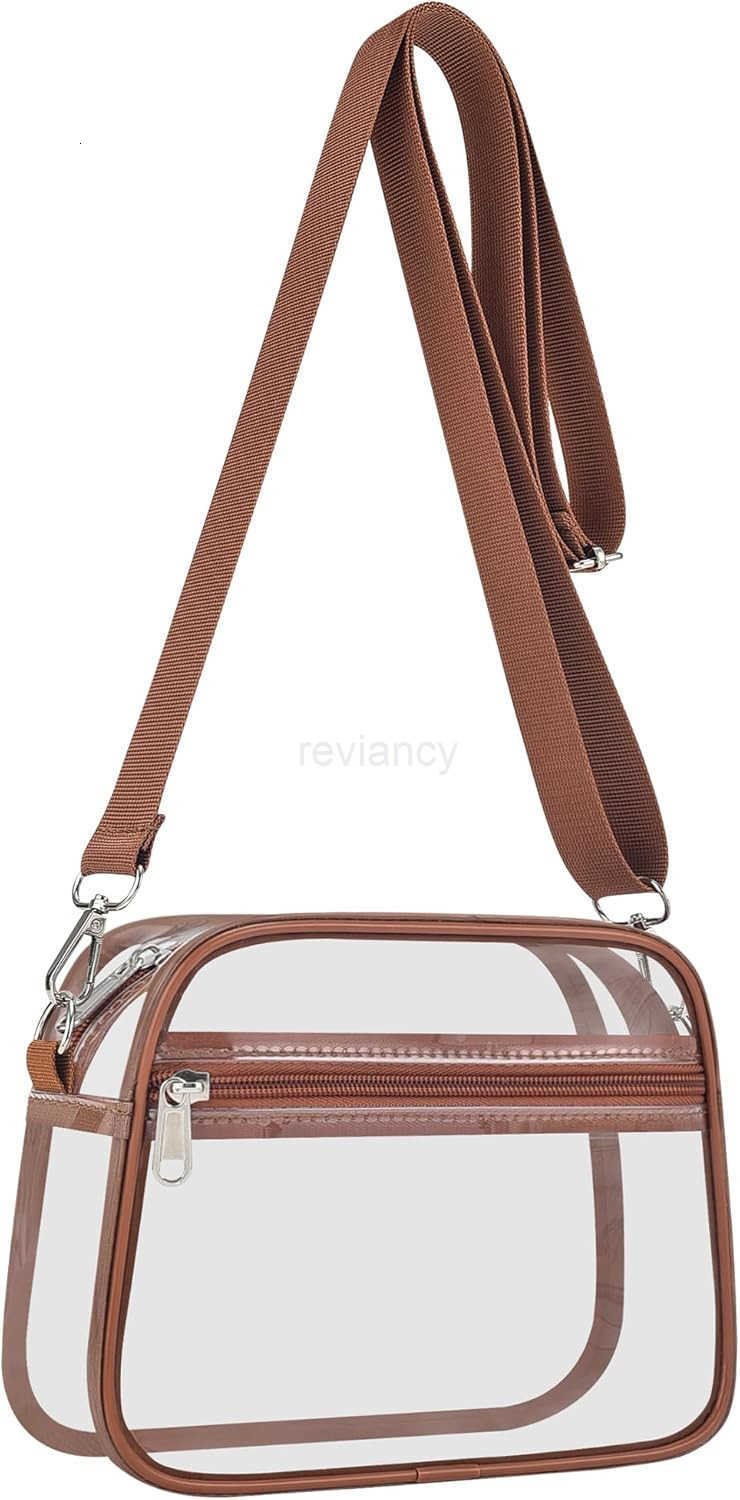 Clear Bag for Stadium Events Clear Purse for Women and Men for Sports Events Concerts FestivalsW250911