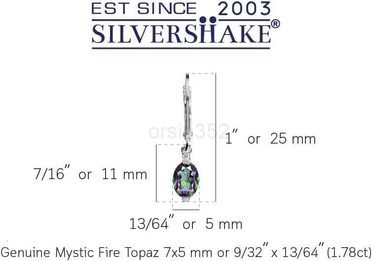 7X5mm Petite Oval Shape Gemstone White Gold Plated or Yellow Gold Plated 925 Sterling Silver Leverback Dangle Earrings Jewelry for WomenW250911
