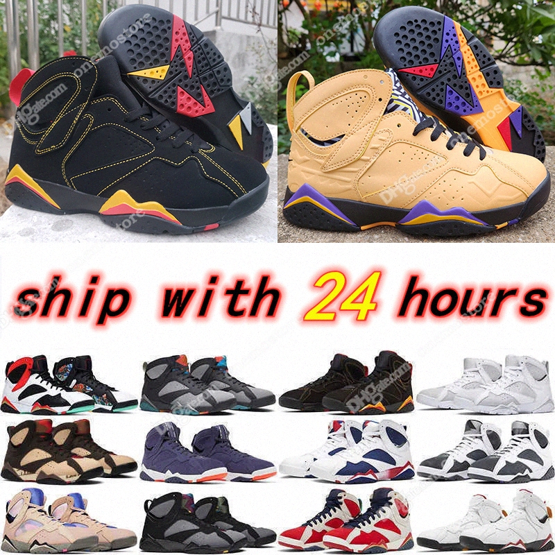 Designer men 7s Basketball Shoes Men 7 University Blue Hare Raptor Bordeaux Sapphire Flint Paname Citrus Shimmer Greater Mens Outoor Sport Traine W3ry#